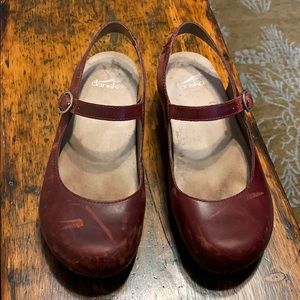Dansko Oiled Leather Sam Mary Jane Clog 39 (8.5-9)